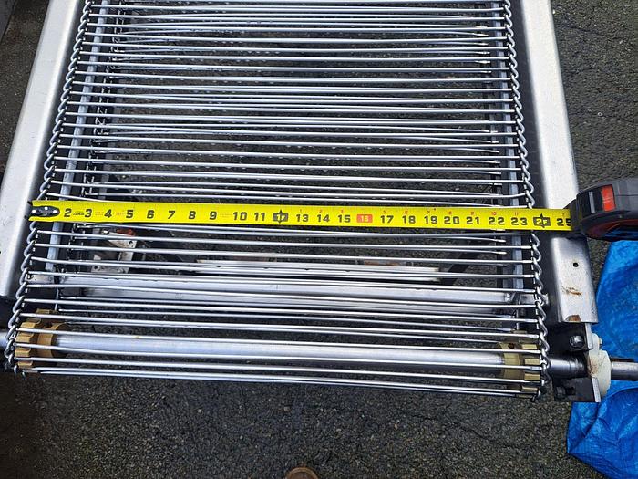 Used Conveyor, Belt, 24" X 6'6", S/st, Wire Mesh #S743688