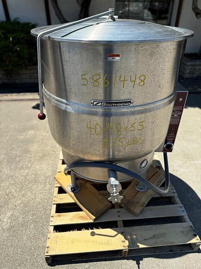 Used Kettle, 80 Gallon, Stainless Steel, Electric, Southbend, Model KELS-80 #5861448