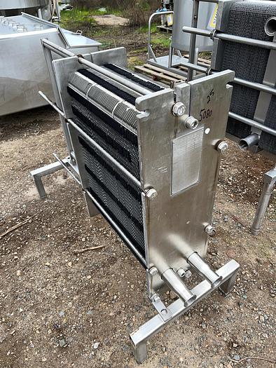 Used Alfa Laval Model M6-MFN Stainless Steel Plate Heat Exchanger #S744971