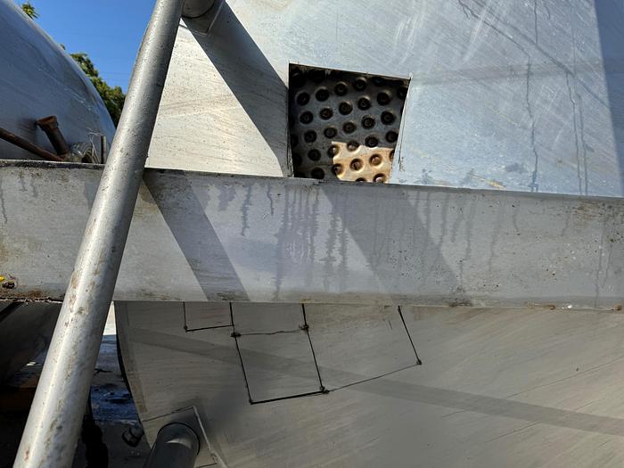 Used Tank, 6,000 Gallon, 316 Stainless, Jacket, Dbl Agitation, #5991013