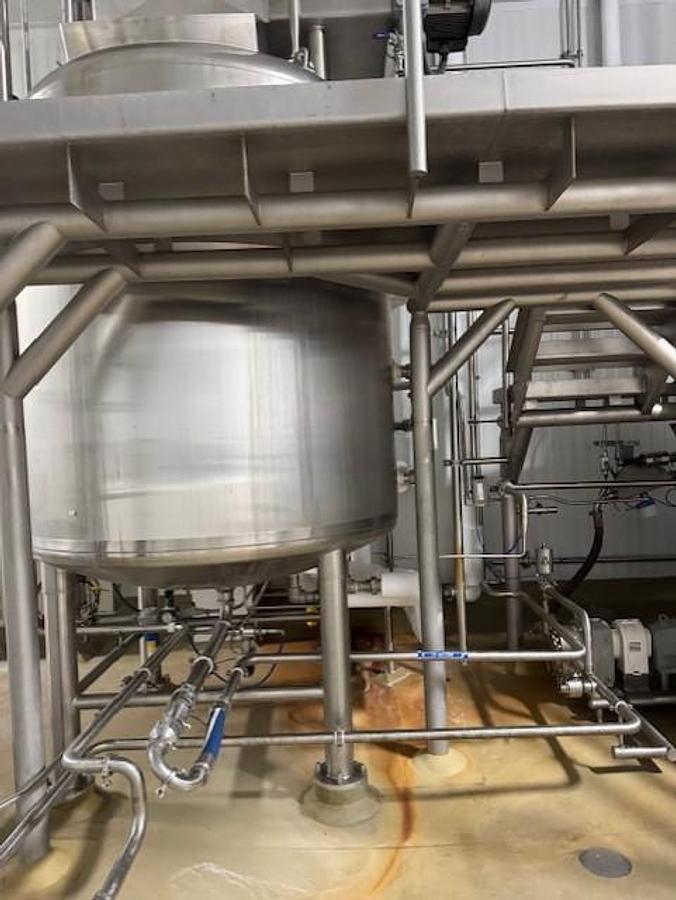 Used Kettle, 1,500 Gallon, Lee Industries, Model 1500 U9MS, Double Motion Scraper Agitated, #5991600