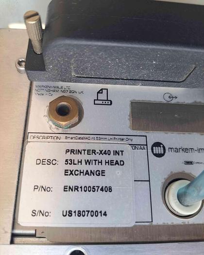 Used Printer, Thermal Transfer Printers, Markem-Imaje SmartDate X40 #4494410