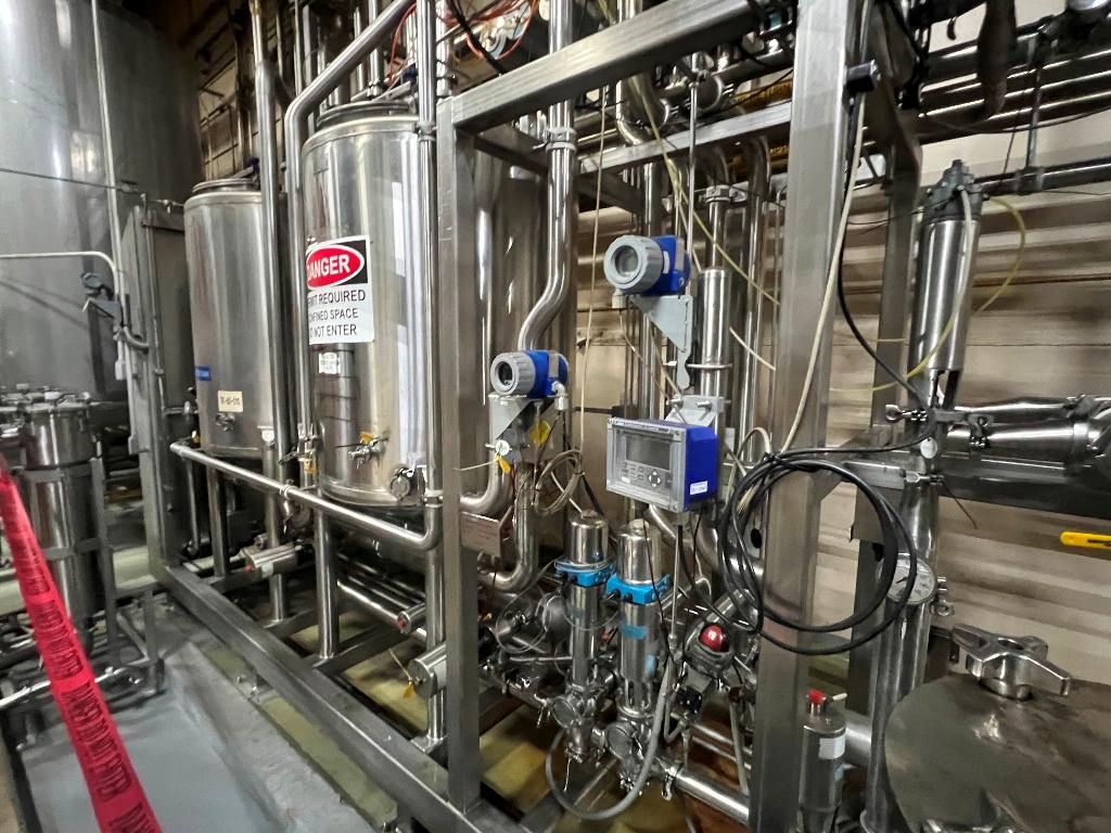 Used CIP, Quantum Solutions, 2-Tank, 250 Gallon Water & Solution Recirc Tanks, HX & Pump, #5991628