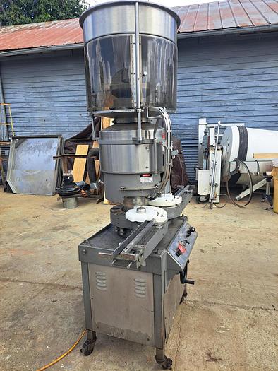 Used Capper, West, Mdl RW500F, 12 Head, Feeder #C739581