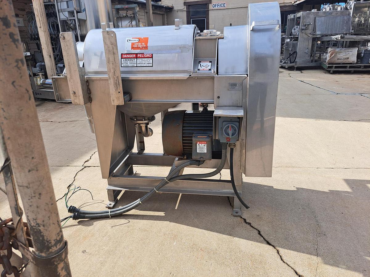Used Pulper, Finisher, Brown International, Model 4000, 15 HP, #5991564