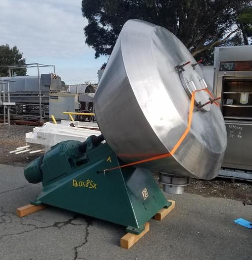 Used Coating Pan, 66" x 36", S/st, #S743483