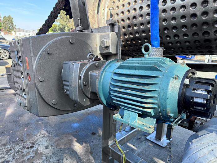 Used Holoflite, 24" X 20', Dual Screw, 316L Stainless Steel, 100 PSI #5990961