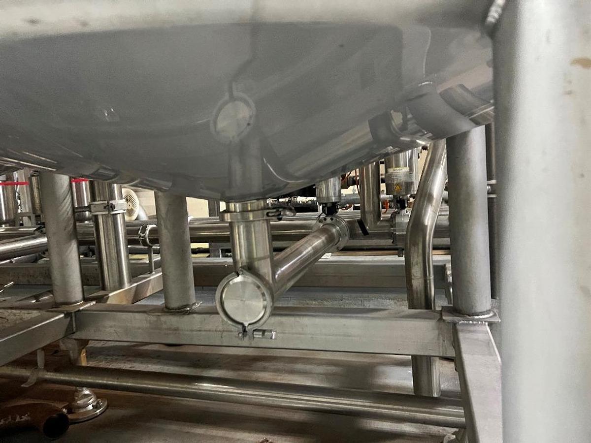 Used CIP, Quantum Solutions, 2-Tank, 250 Gallon Water & Solution Recirc Tanks, HX & Pump, #5991628