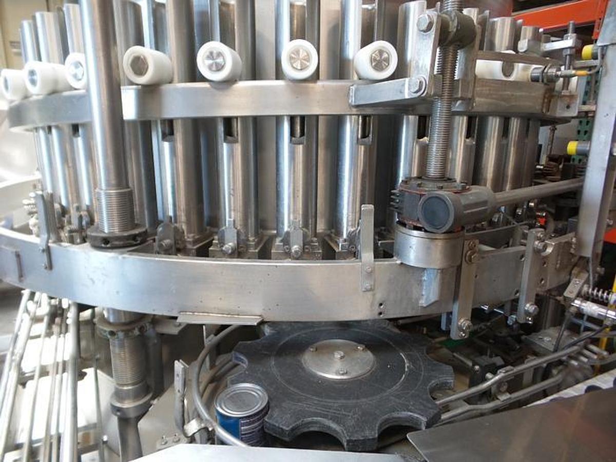 Used Filler, Piston, 40-Head, Rotary Piston Filler, Zacmi , Model 0295/40/3, #5991916