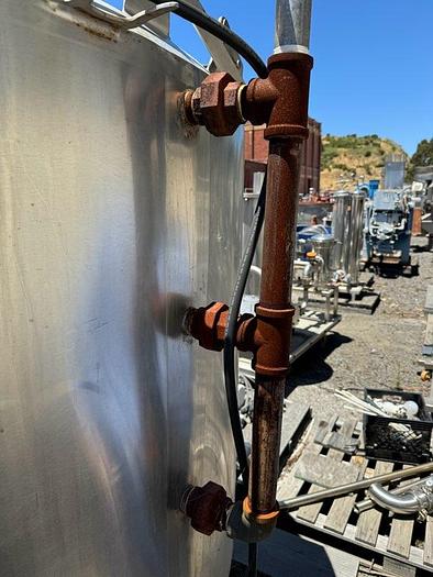 Used Tank, 500 Gallon, S/st, Jkt, Agit, Mojonnier #C744154