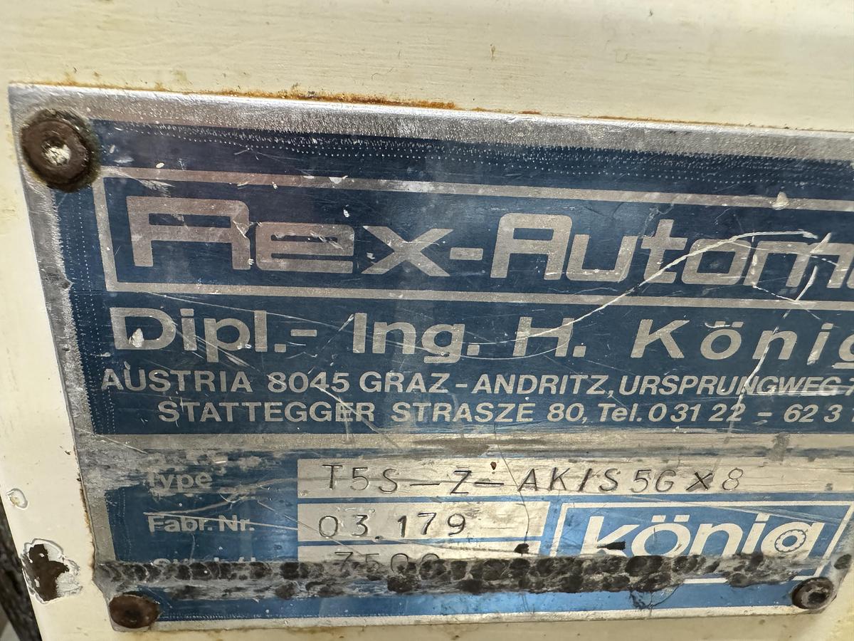 Used Divider/Rounder, Dough, König Rex Automat T5S-Z-AK/S 5G×8, 40-Pocket, #5991557