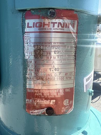 Used Reactor, 50 Gallon (200 Liters), 316L Stainless Steel, Jacketed, 45 PSI Internal, Agitated #S745437