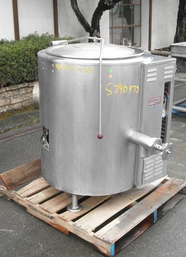 Used Kettle, 40 Gallon, S/st, Jkt, Southfield, Mdl KSLG-40, #S740975