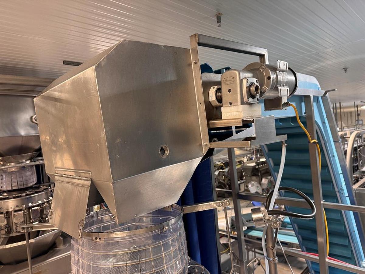 Used Filling Line, Bag, Ishida Combination Scale, Bosch SV 3800 Bagger, Elevator, Produce, #5991861
