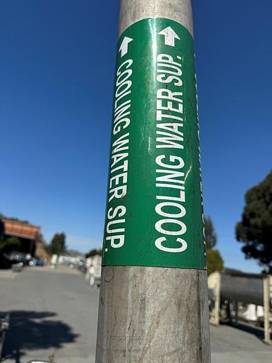 Used Heat Exchanger, Shell & Tube, 500 SF, Stainless, Vacuum, #5991130