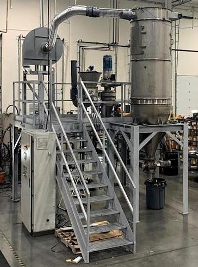 Used Air Classifier, STM Micron, Model SDF-200, Stainless Steel, 300 – 1200 kg/hr  #