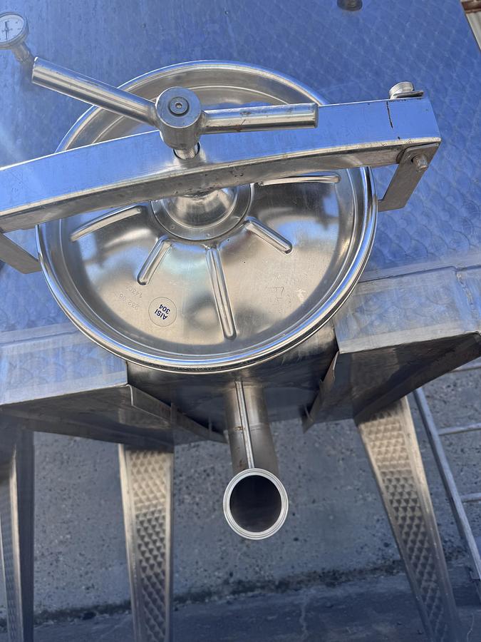 Used Tank, 529 Gallon, Stainless Steel Tote Tank, 48" x 48" Qty. - 2, #5991807