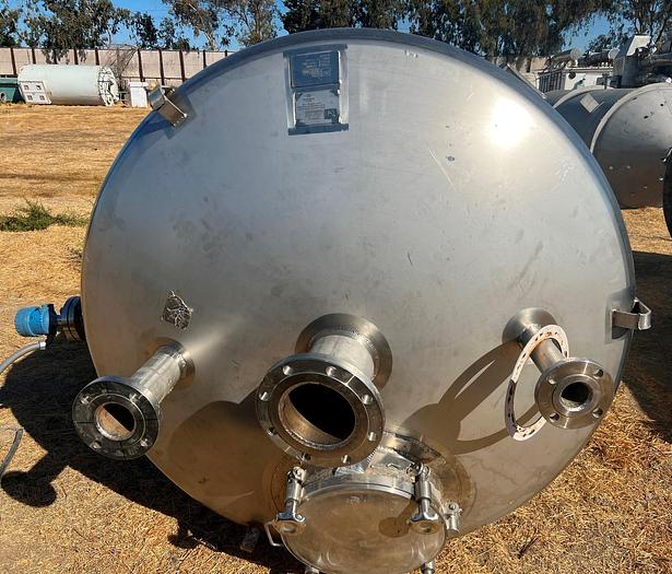 Used Tank, 2,000 Gallon, 15 PSI, Full Vacuum, Stainless Steel, G2 #S745289
