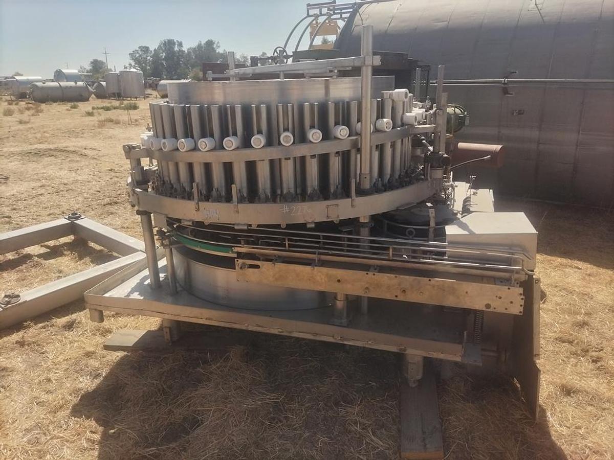 Used Filler, Piston, 40-Head, Rotary Piston Filler, Zacmi , Model 0295/40/3, #5991916