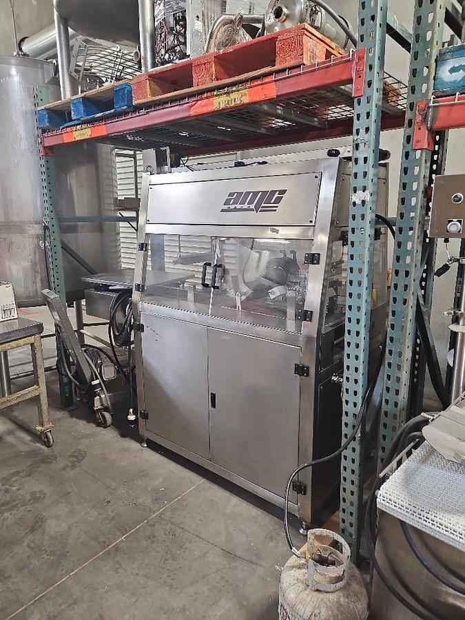 Used Enrober, Chocolate, 15" (381 mm) Belt, AMC, Model 400A, Stainless Steel, #5991726