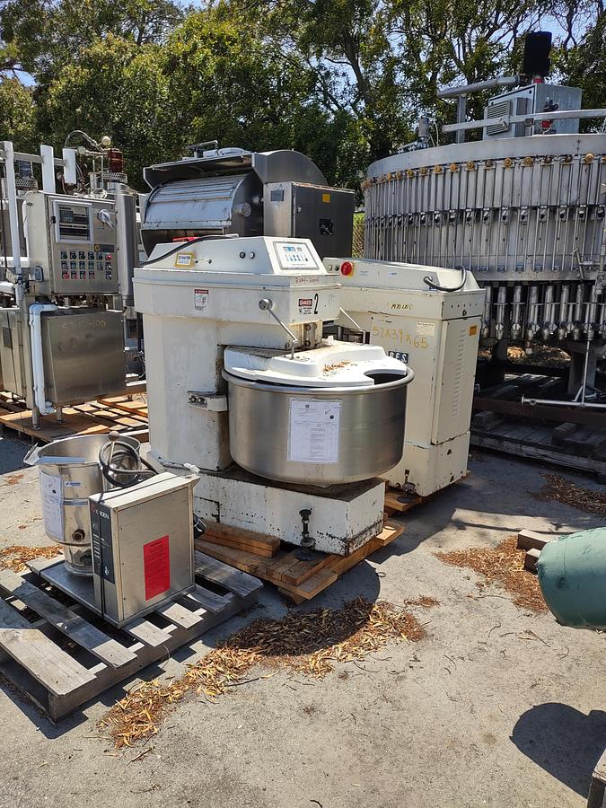 Used Mixer, Dough, Spiral, Bakery Equipment Service, Model BES-160-DB #S744801
