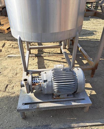 Used CIP Skid, 2-Tank, (2) 200 Gallon, Stainless Steel, APV #S745295