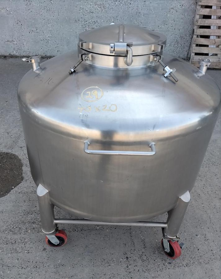 Used Tank, 198 Gallon (750-Liter), 316 Stainless Steel, 30 PSI, FV, Lee Industries, #5991484