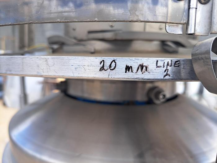 Used Capper, West, Mdl RW500F, 12 Head, Feeder #C739581