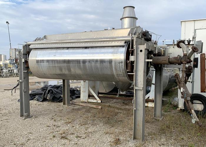 Used Dryer, Drum, Double, 42" x 120", Chrome, Buffalo Technologies, 160 PSI #D745511