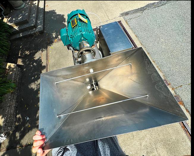 Used Mill, Nut Butter Mill, AC Horn, Model 148-C-8-SS, Stainless Steel, 30 HP #S745470