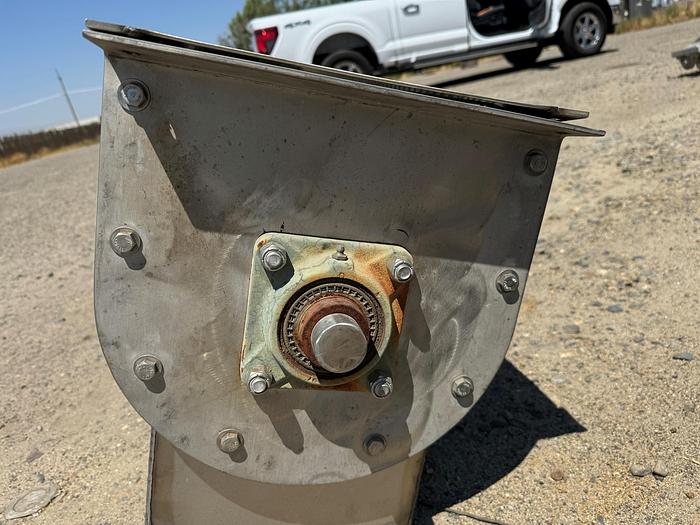 Used Conveyor, Screw, 9" X 8'3", Stainless Steel, With Drive, #5880240