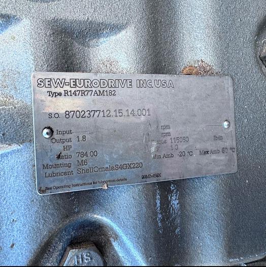 Used Holoflite, 24" X 20', Dual Screw, 316L Stainless Steel, 100 PSI #5990962