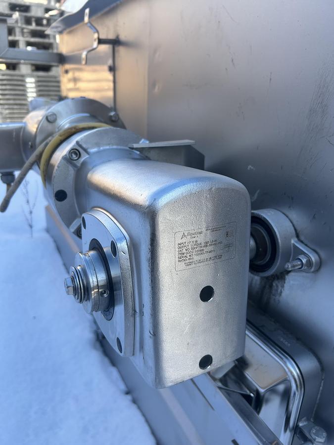 Used Rotary Screen, Stainless Steel, 24” Diameter x 48” Screen, Tank 48” x 48” x 96”, #5991576