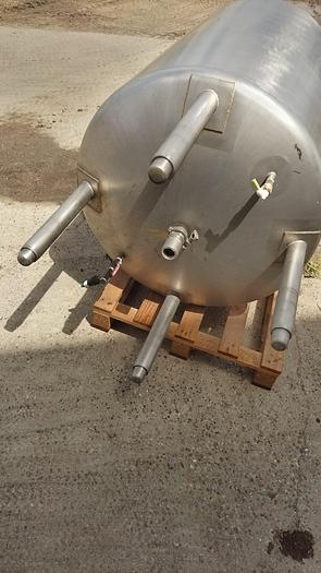 Used Tank, 250 Gallon, Stainless Steel, Dish Top and Dish Bottom #S745071