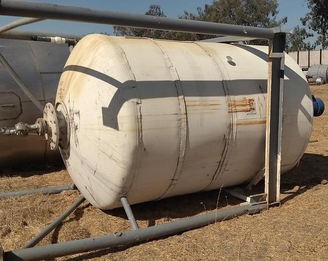 Used Tank, 2,250 Gallon, Stainless Steel, Agitated, 3 HP,  6' X 8’3” #S745314