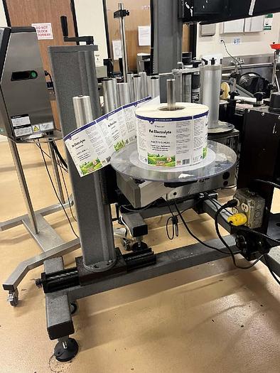 Used Labeler, Pressure Sensitive, Wrap or Front & Back, Label-Aire, Mdl. 3115CDL, #5560355