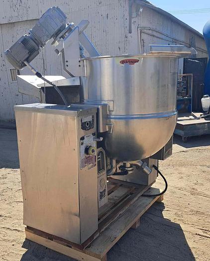 Used Groen Kettle, 100 Gallon, Scrape Agit, Tilt, Groen,  Model DH/INA/2-100 #S745064