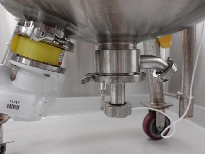 Used Reactor, 25 Gallon (100 Liters), Hastelloy, Jkt, Agitated #S745445