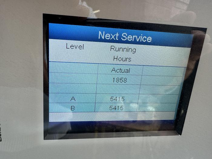 Used Compressor, 10 HP, Atlas Copco, Type GA7VSF+ FF, 46 CFM #S745372