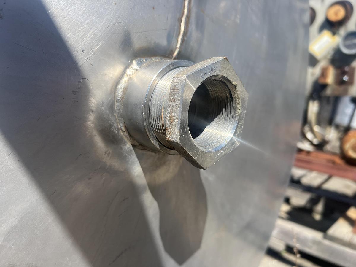 Used Tank, 475 Gallon, Stainless Steel, 50" X 60", OT/DB #S741572