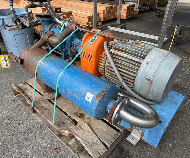 Unused Pump, Vacuum, 25 HP, Liquid Ring, Nash, Model XL60/5 #S745408