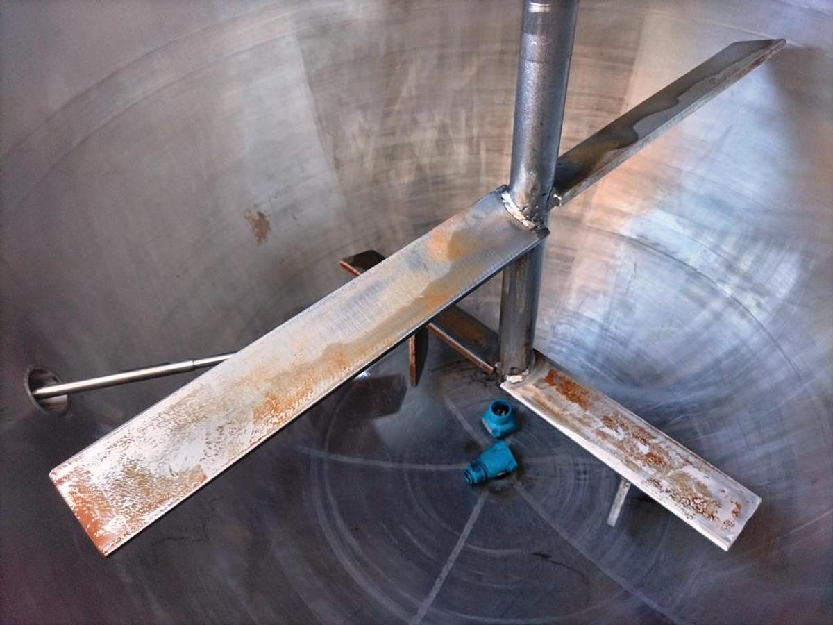 Used Kettle, 200 Gallon, Jacketed, Stainless Steel, Agitator, Lee Industries, 2 HP, #5991933