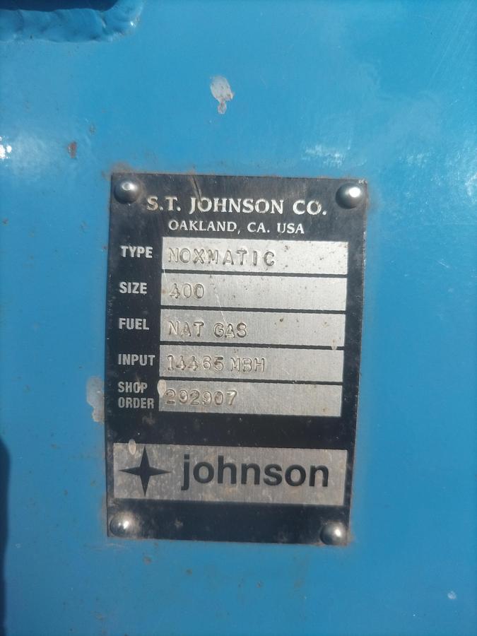Used Boiler, 350 HP, 250 PSI, Superior, Firetube, Package System, #5991552