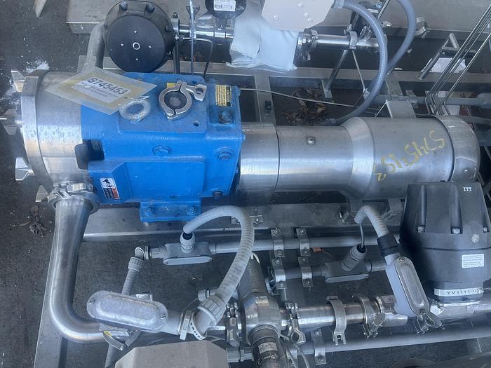 Used Pump, Positive, Waukesha, 060, 3 HP, 2-1/2" In/Out, Stainless #S745453