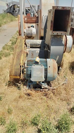 Used Blower, 100 HP, Centrifugal, 18" Inlet, 12X16 Outlet, #S738903