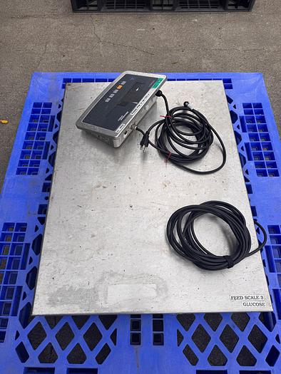 Used Scale, Platform, Minebea Intec, CAIS1-UV1, Stainless Steel, 31-1/2" x 23-1/2", 300 kg (660 lbs) Capacity, #5991282