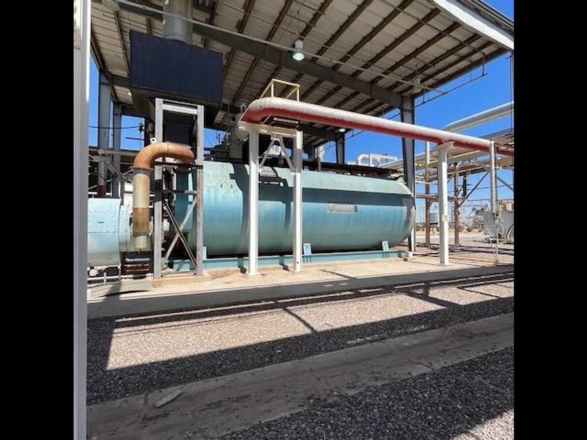 Used Boiler, 2,200 HP, 75,900 Lbs/Hr, 150 PSI, Gas Fired, Superior 8-5-11000, #5991569