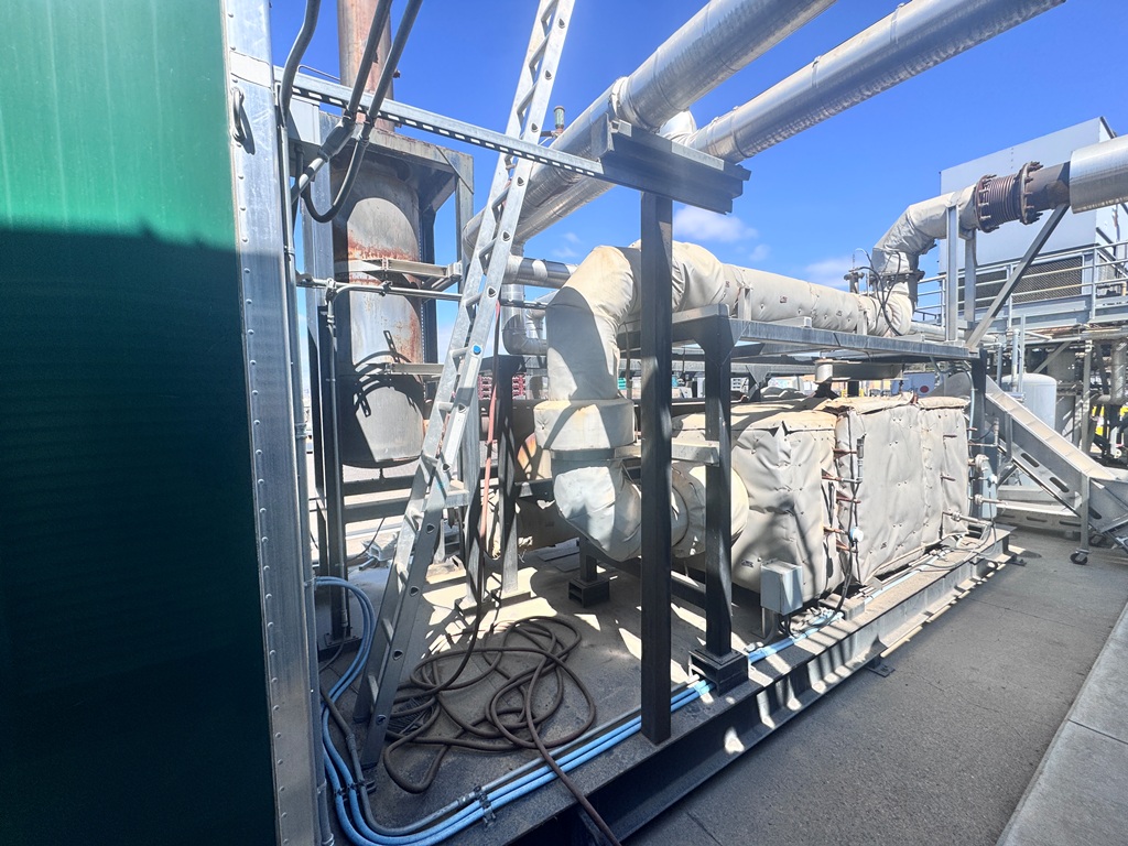Used Cogeneration System, Natural Gas, 675 kW, GE Jenbacher JMC 312, Cooling & Heat Recovery System, Spare Engine, #