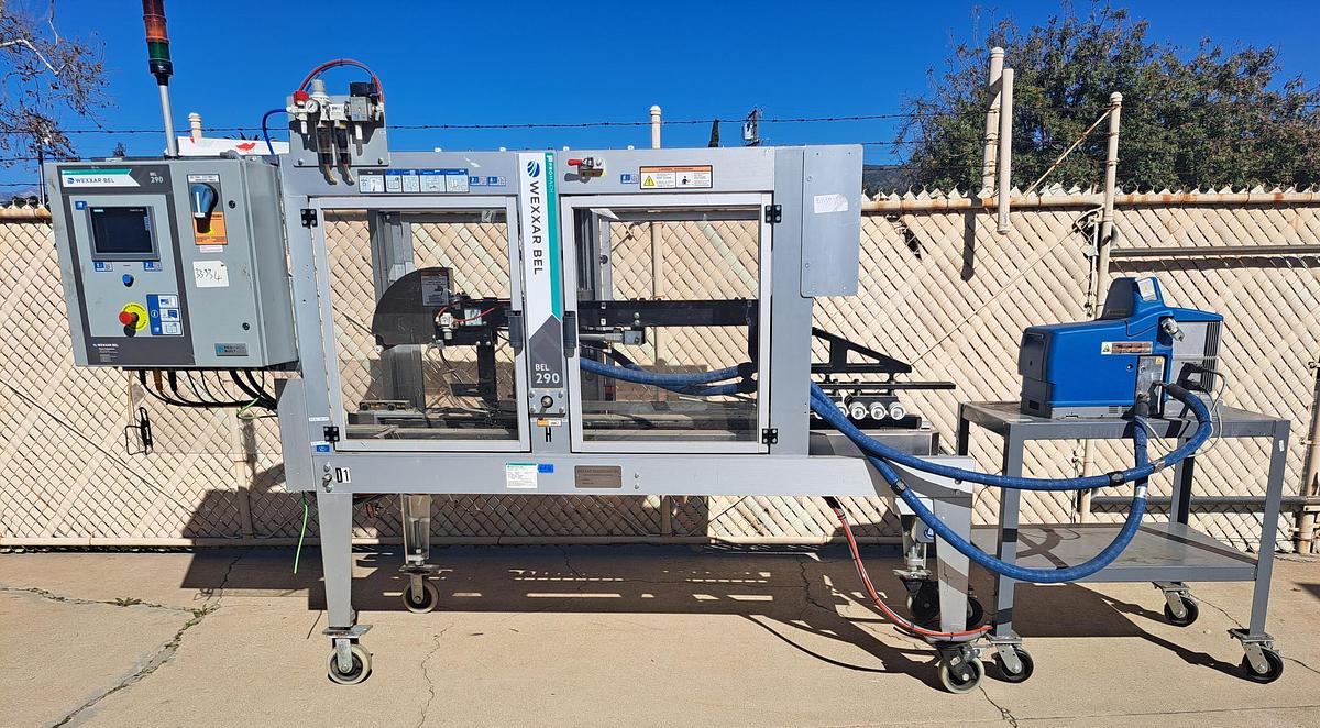 Used Case Packer, Automatic, Wexxar BEL 290H, Hot Melt, Up to 50 CPM, #5991668