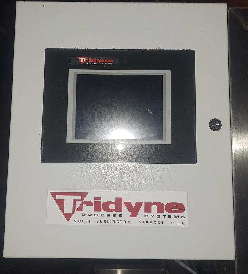 Used Filler, Weigh, 1-Lane, Tridyne , Model F100A, Indexing Conveyor #C745465